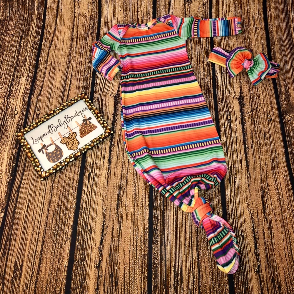 Knotted baby gown✨ no offers